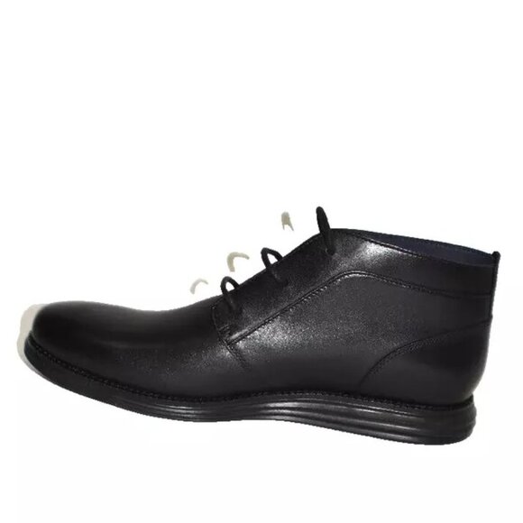 New! Cole Haan Øriginal Grand Chukka Boot Black Leather C28212 12 M DD400 main image 5